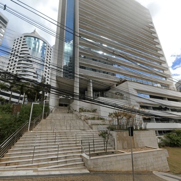 Fachada do edifício onde está localizado o consultório